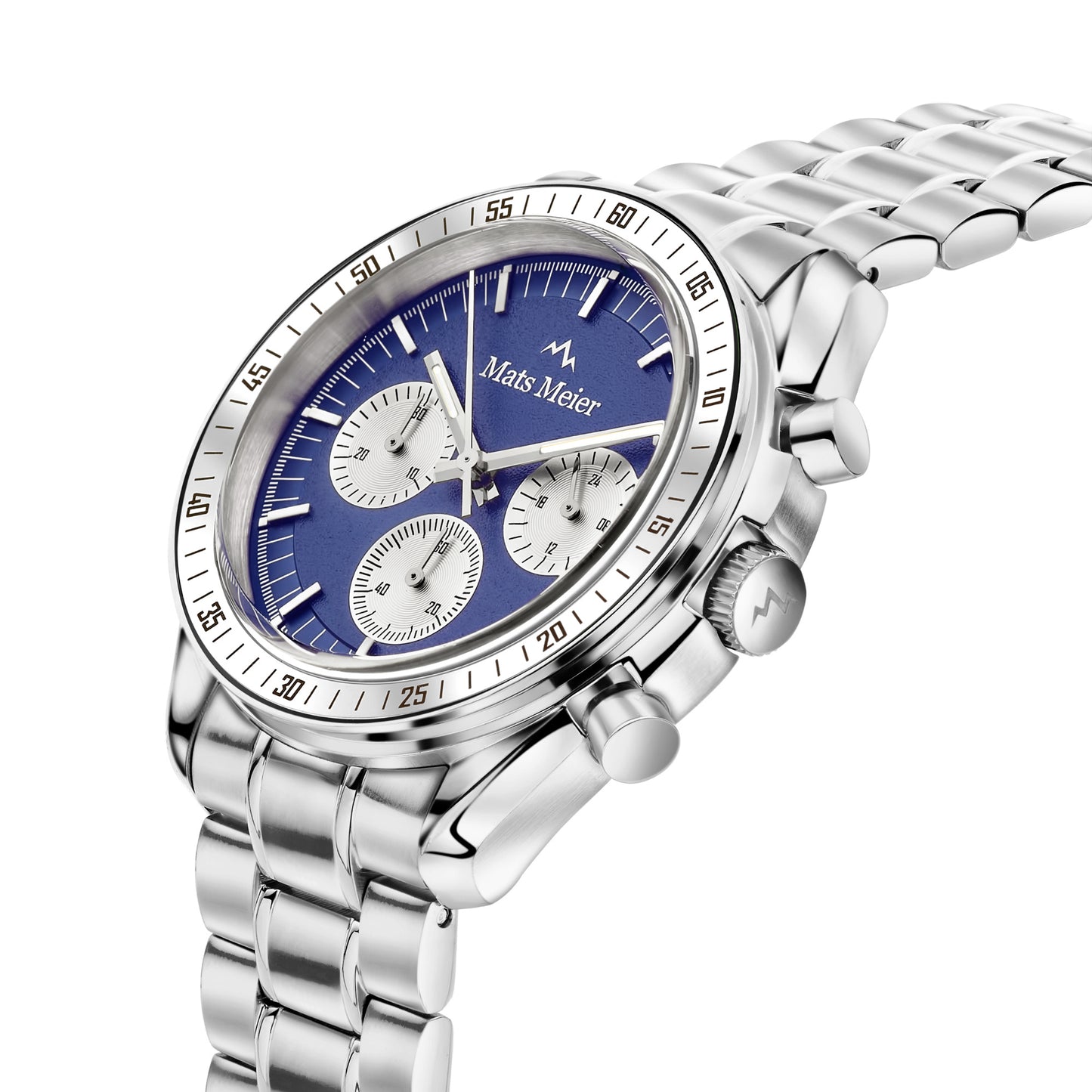 Grand Combin chronograph mens watch and watch box gift set