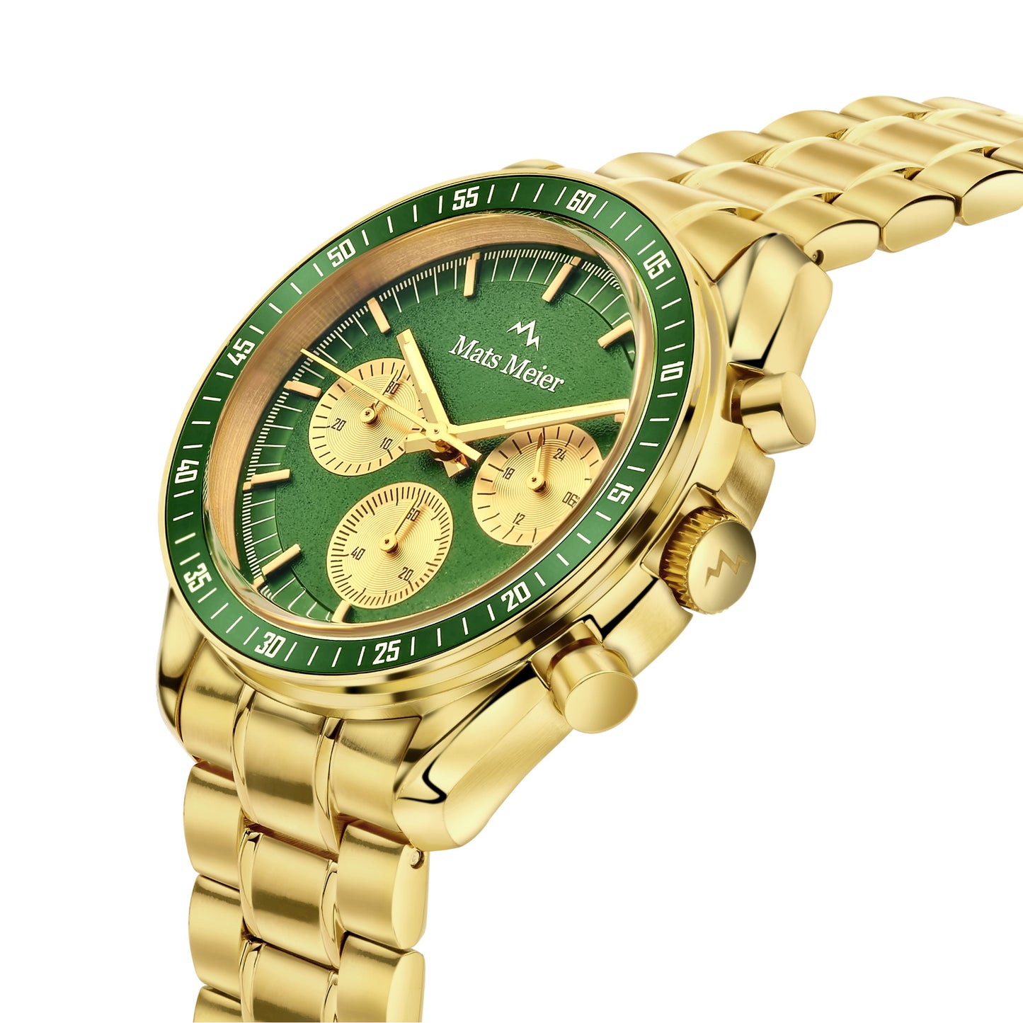 Grand Combin chronograph mens watch and watch box gift set