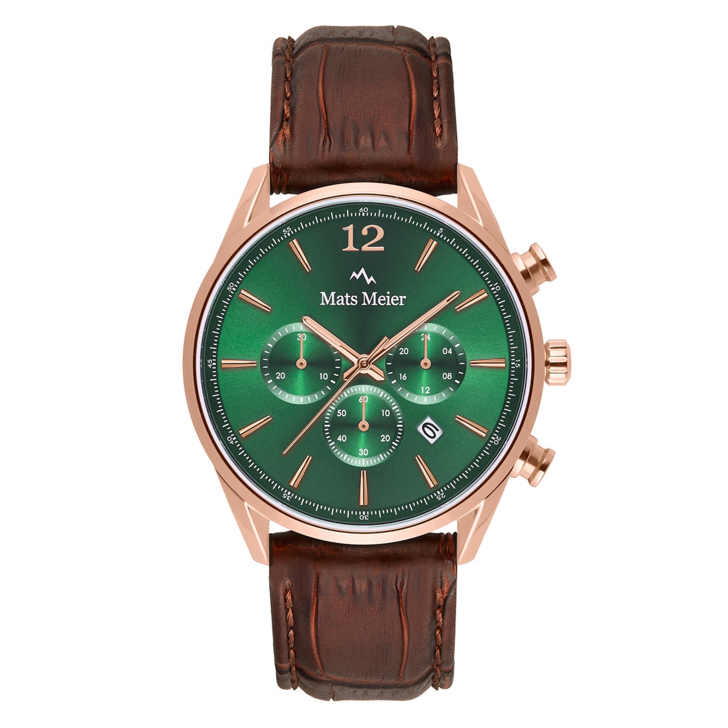 Grand Combin chronograph mens watch and watch box gift set