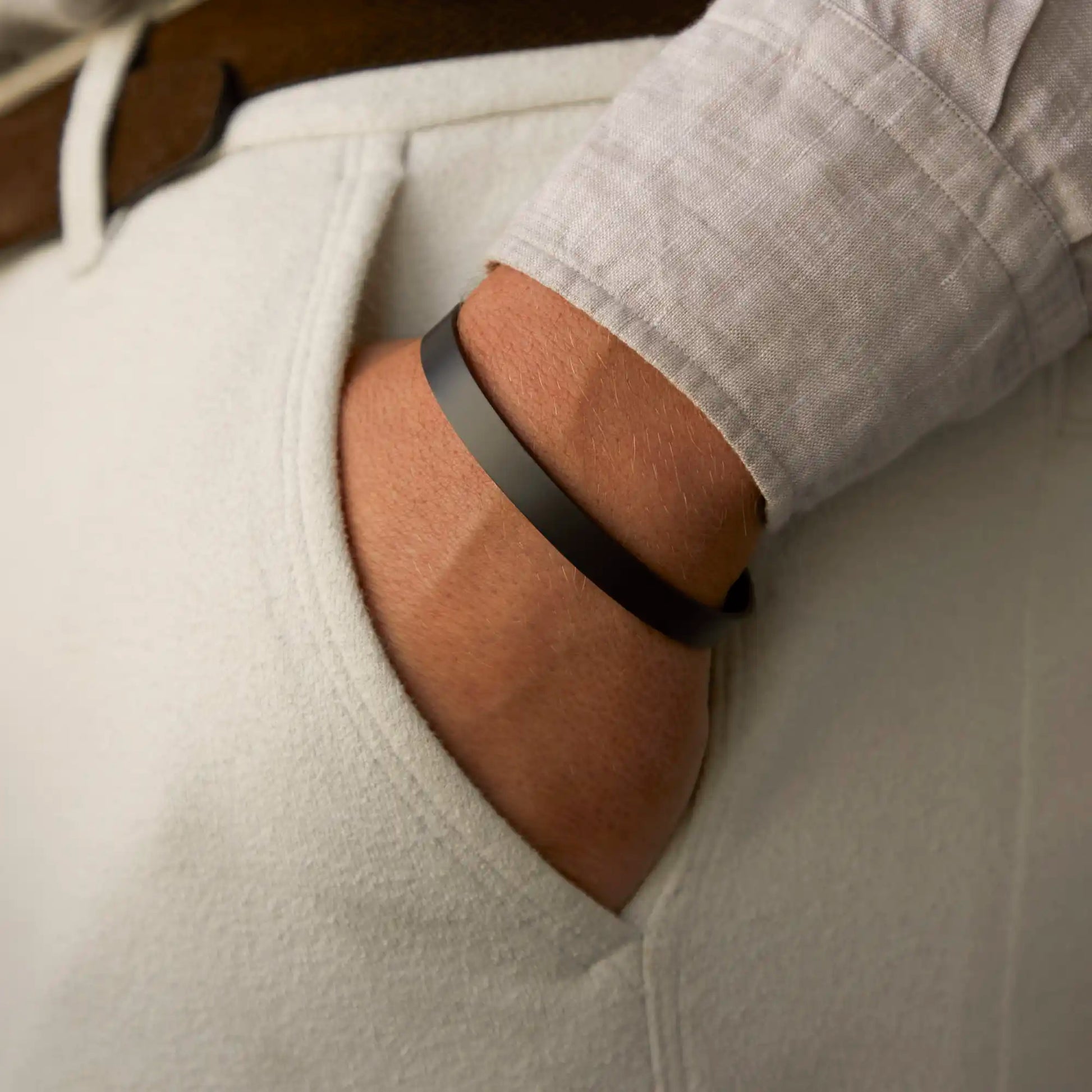 Annecy Black Steel Bracelet