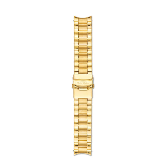 Ponte Dei Salti stainless steel strap 22mm gold colored   