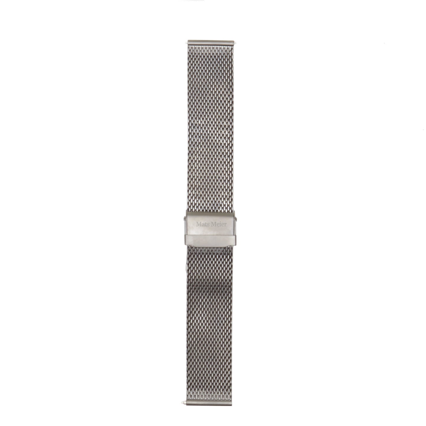 Mont Vélan steel mesh watch strap 22 mm gunmetal colored