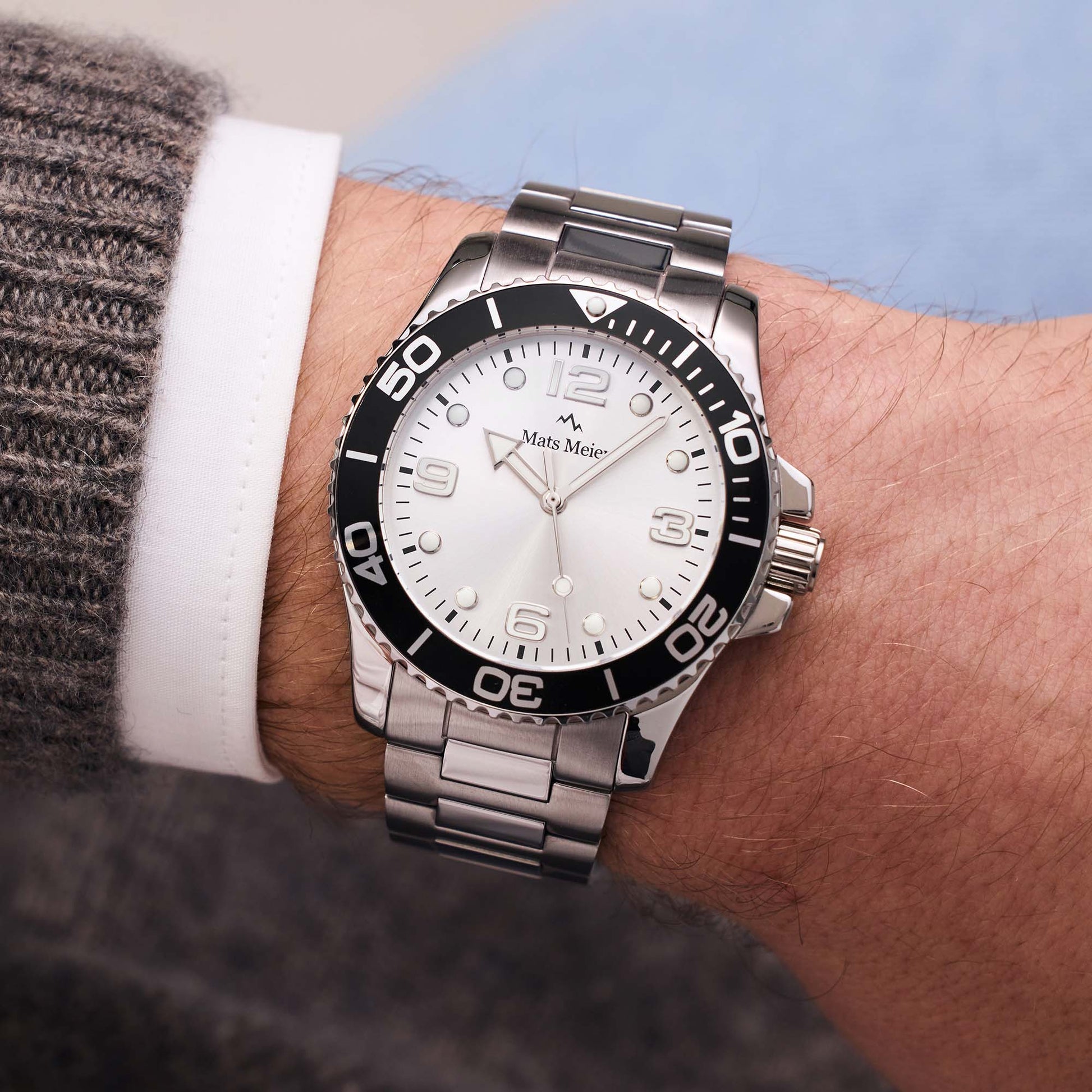 Ponte Dei Salti men's watch silver coloured