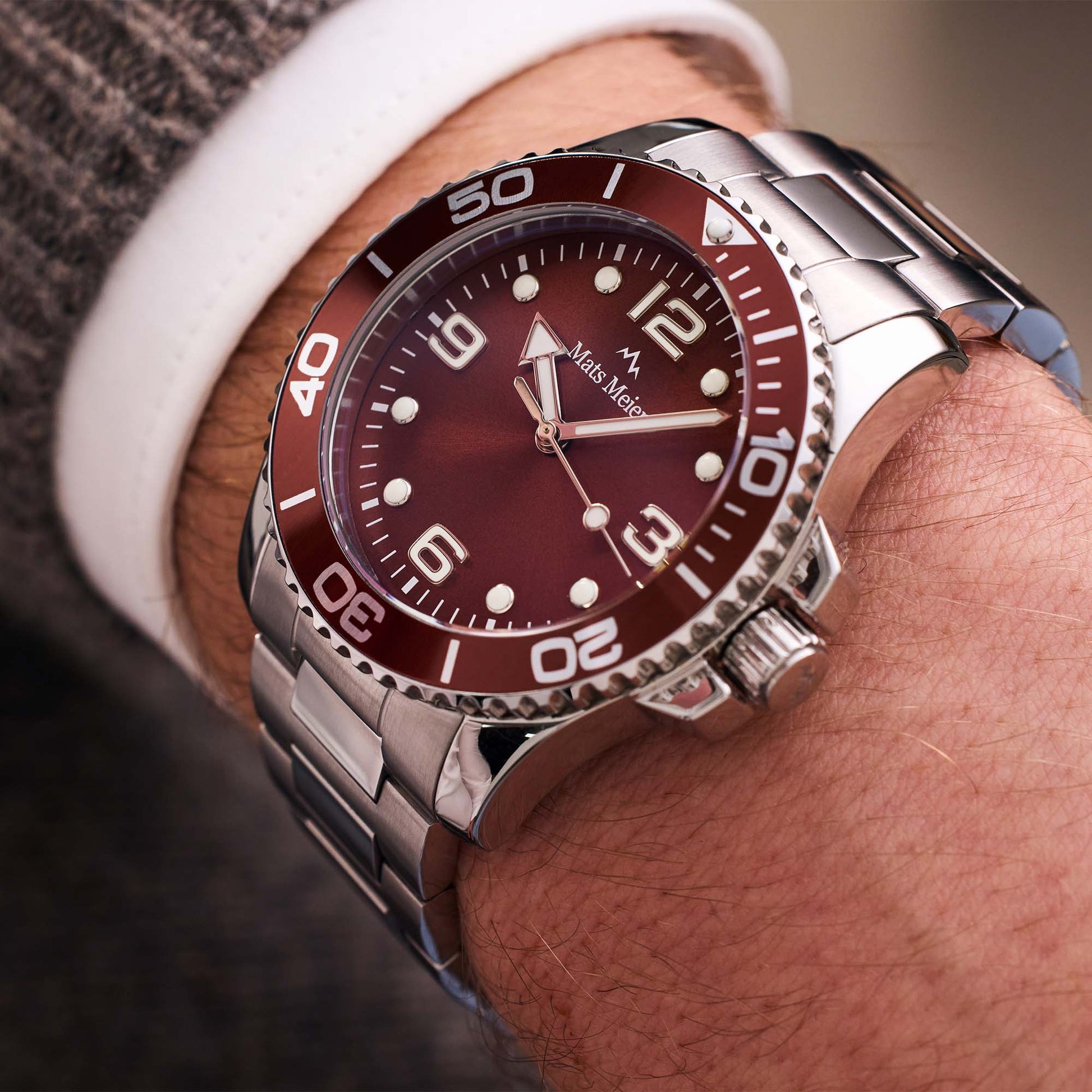 Ponte Dei Salti men's watch silver coloured