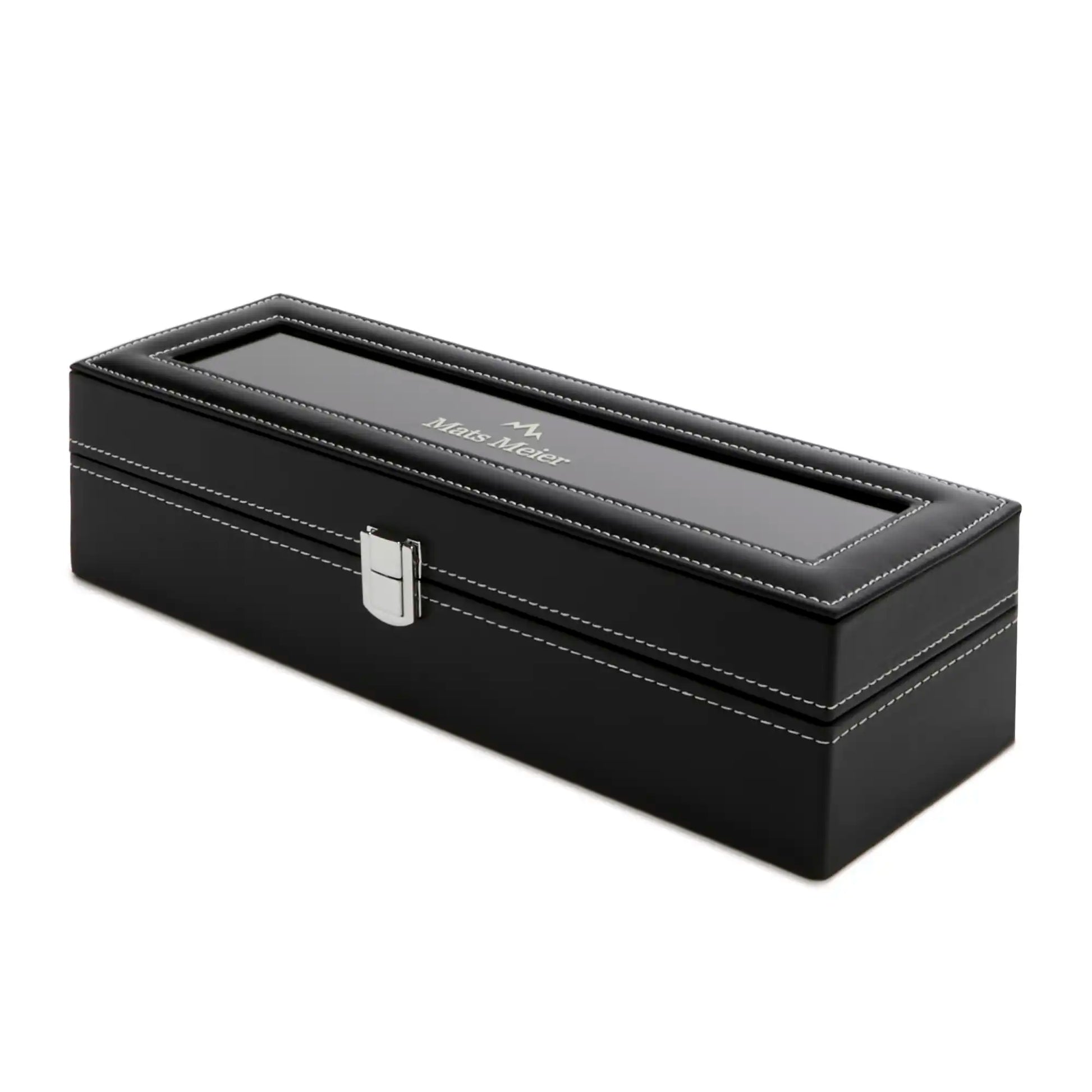 Mont Fort watch box black - 6 watches
