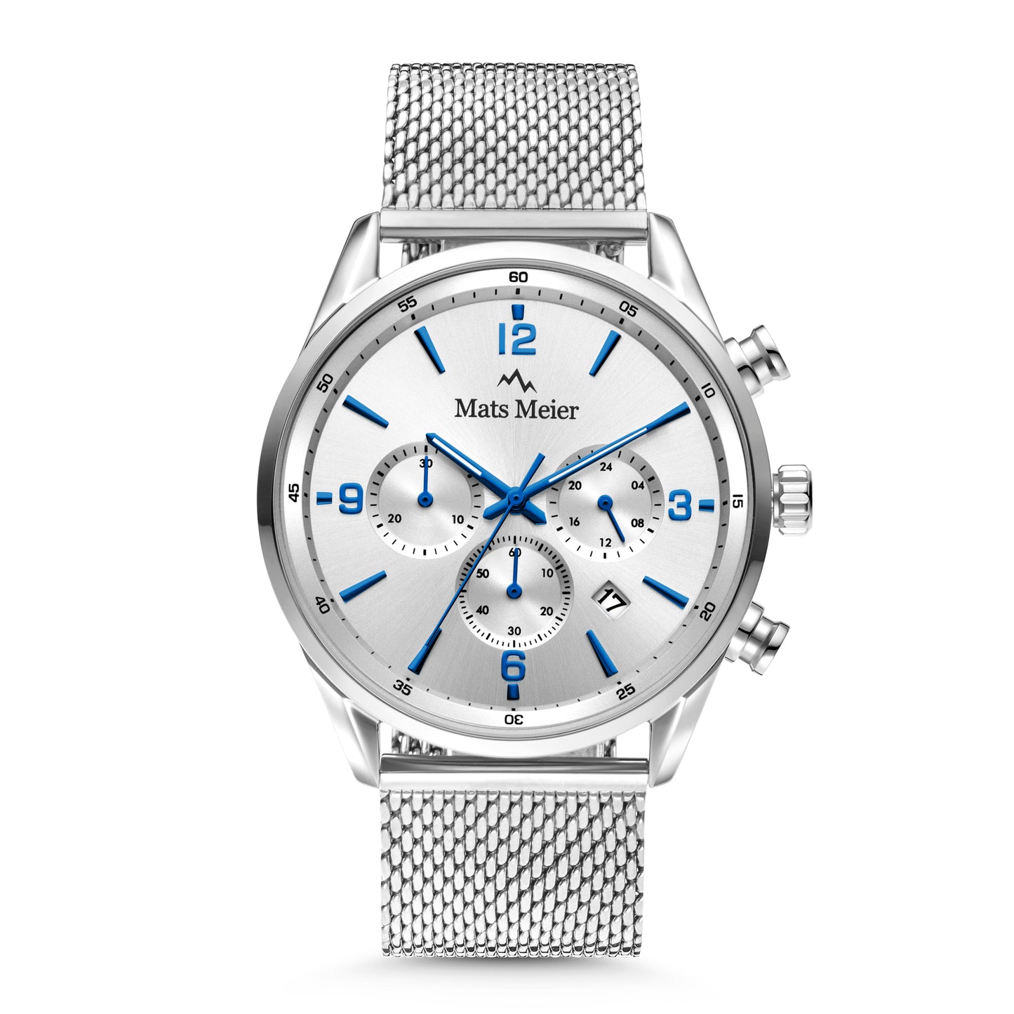 Grand Combin chronograph mens watch and watch box gift set