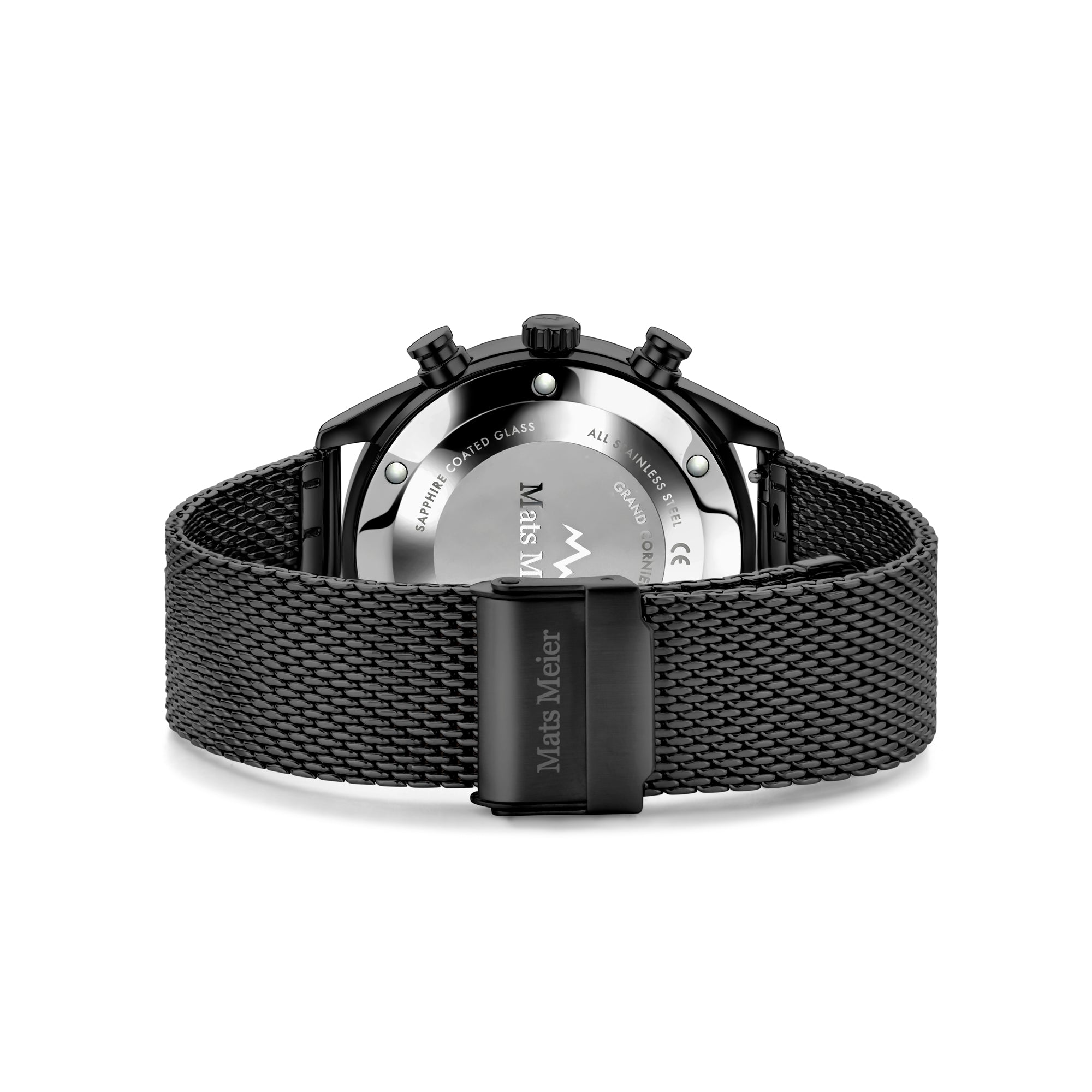 Grand Cornier chronograph men's watch gun metal colored – Mats Meier