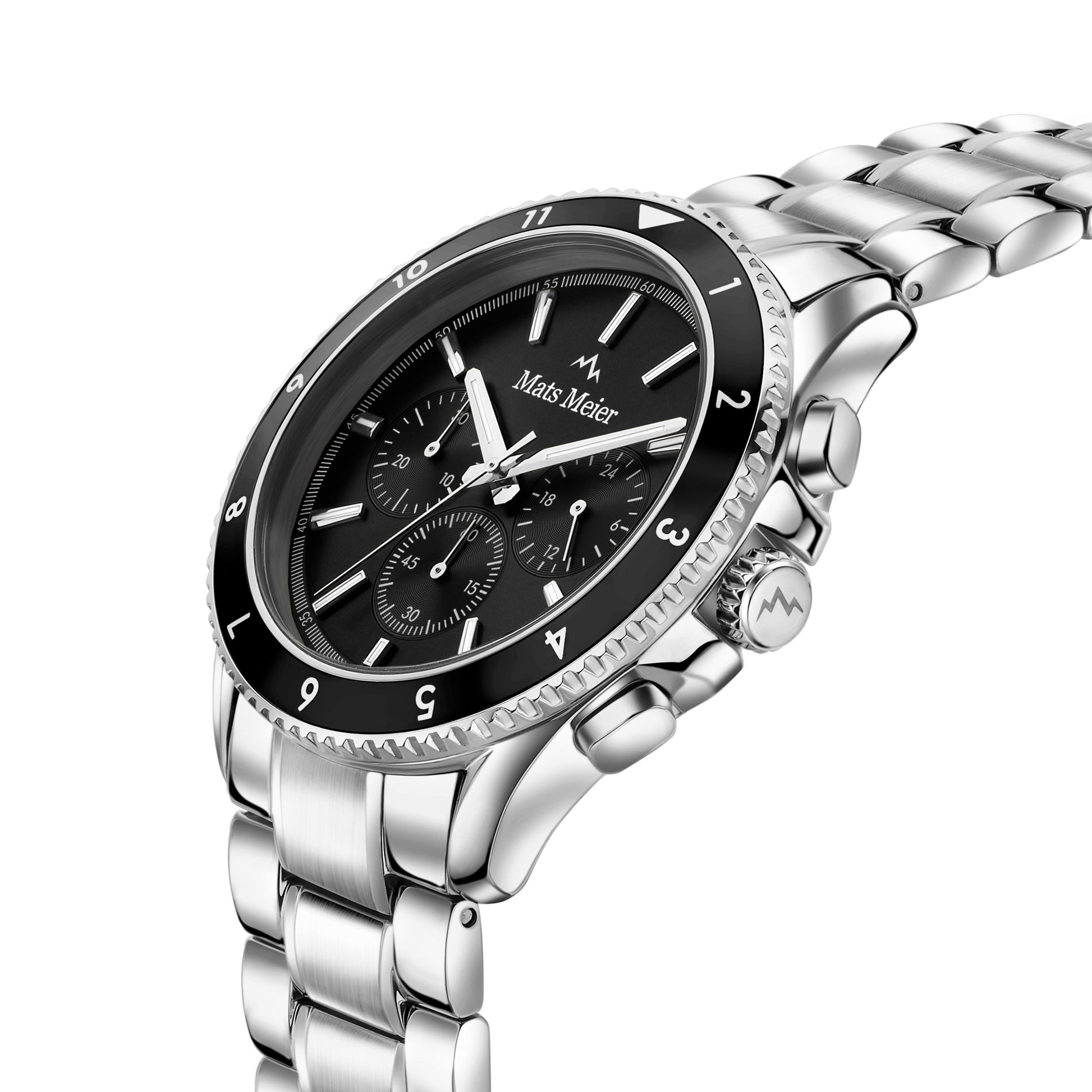 Grand Combin Chronohraph Mens Watch and watch box gift set