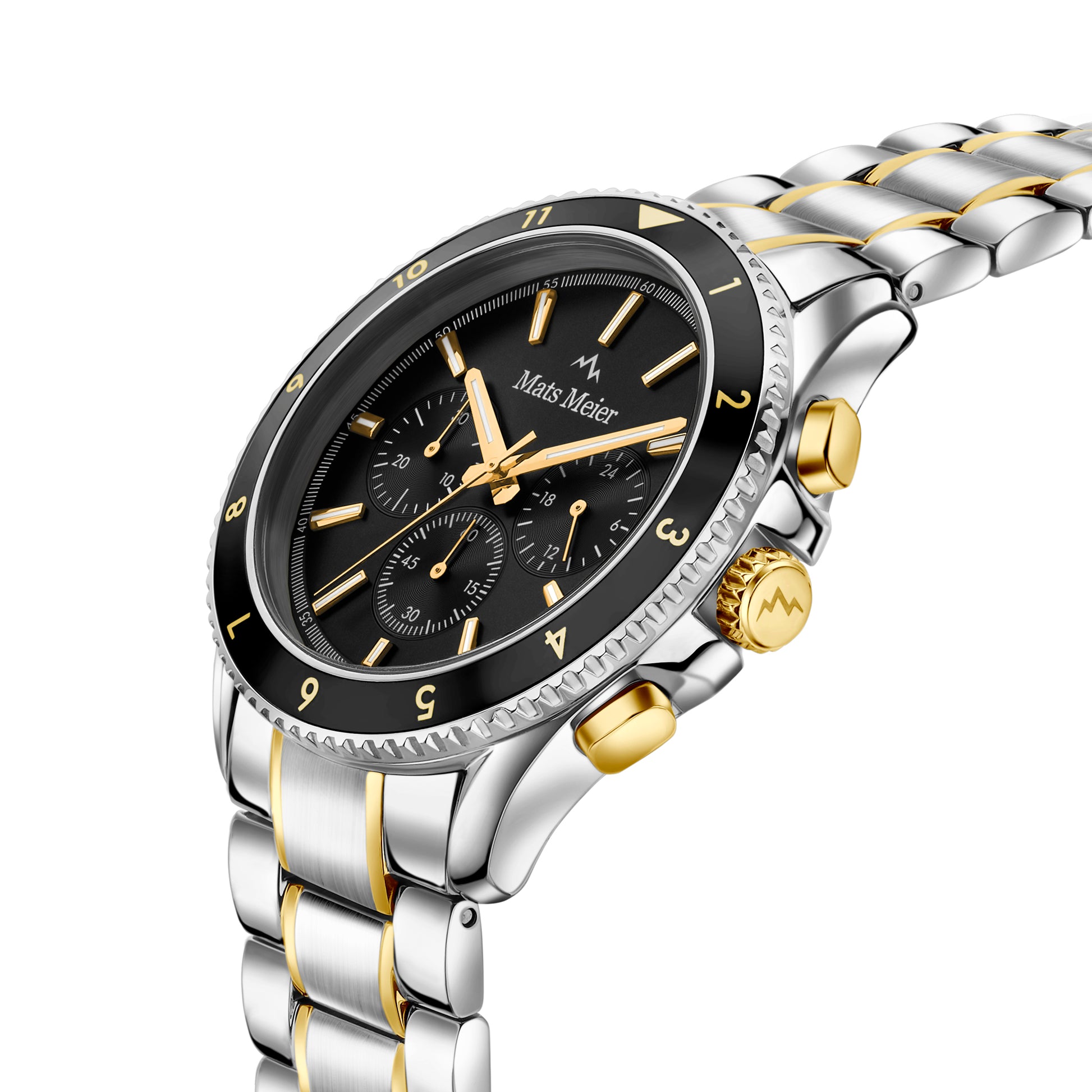 Ponte Dei Salti Chronohraph Mens Watch Silver / Black   