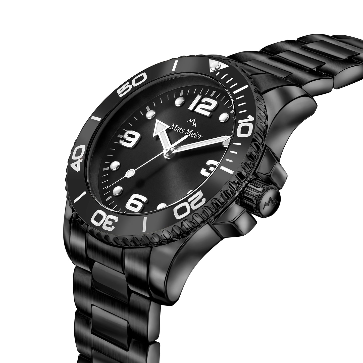 Grand Combin chronograph mens watch and watch box gift set