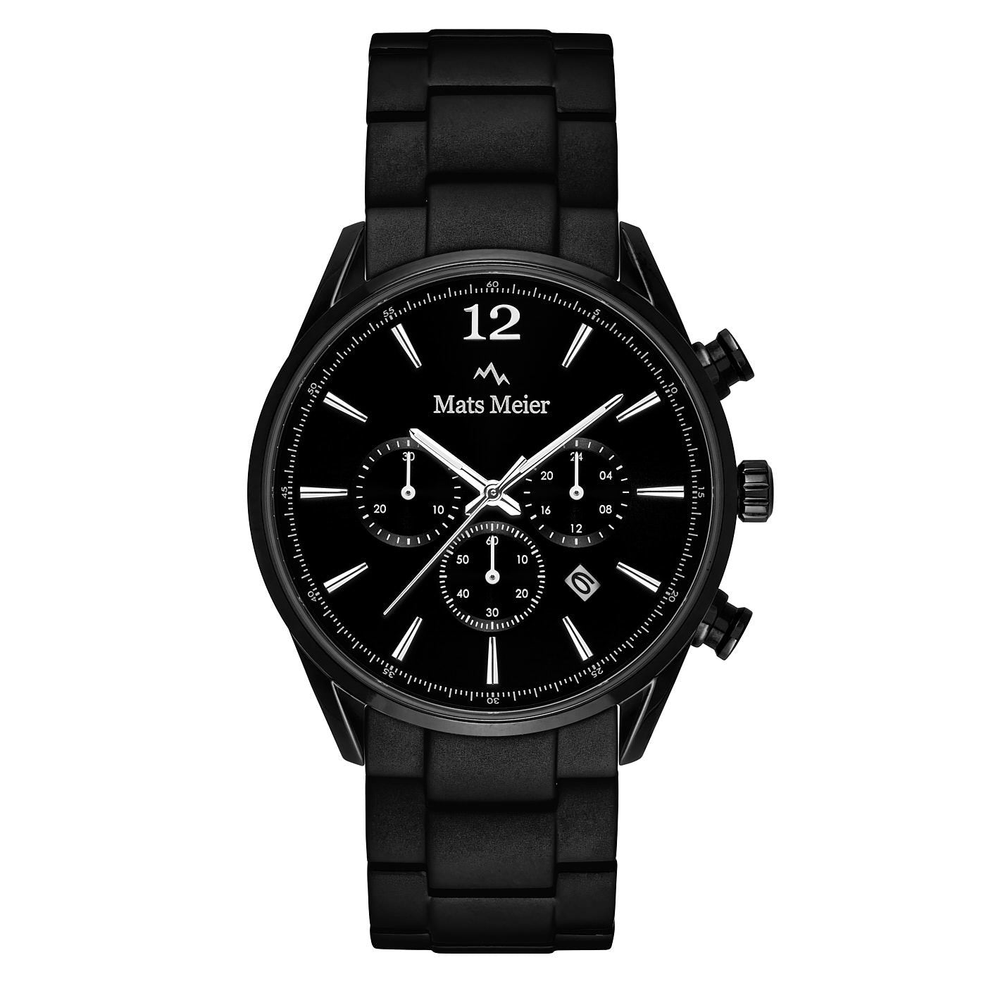 Grand Cornier chronograph mens watch matte black   
