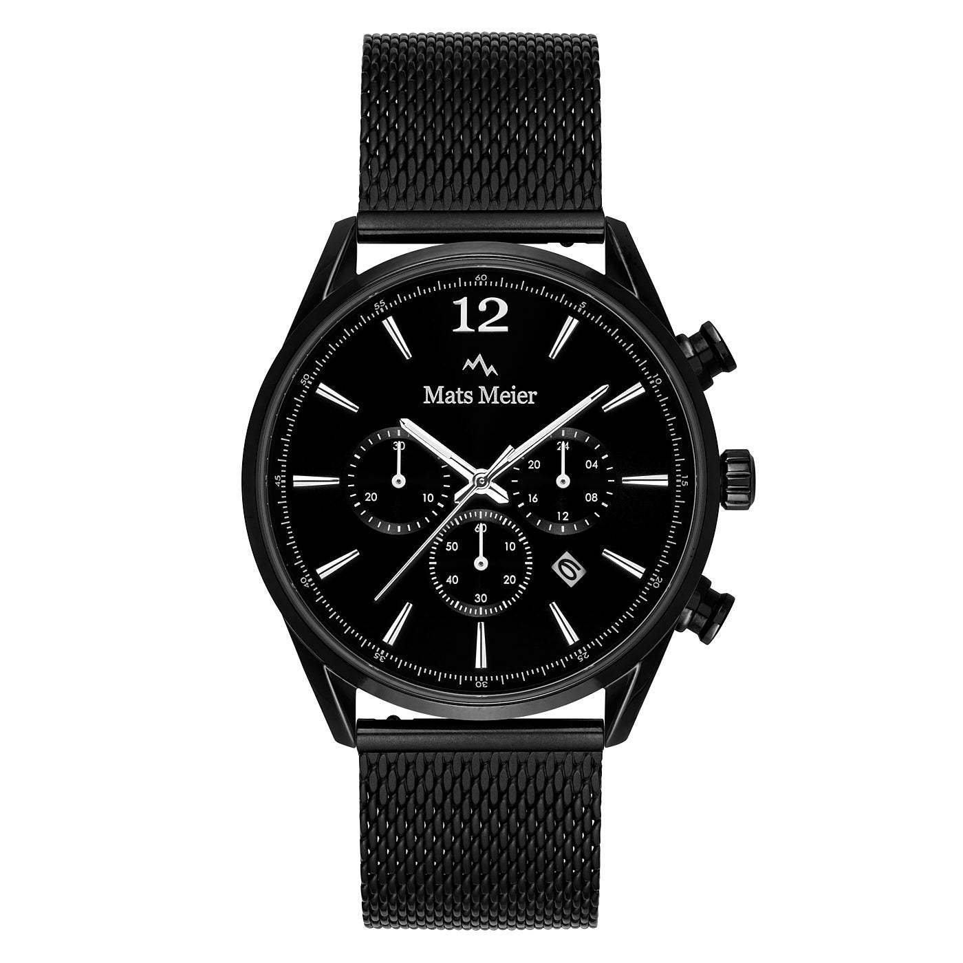 Grand Cornier chronograph mens watch matte black   
