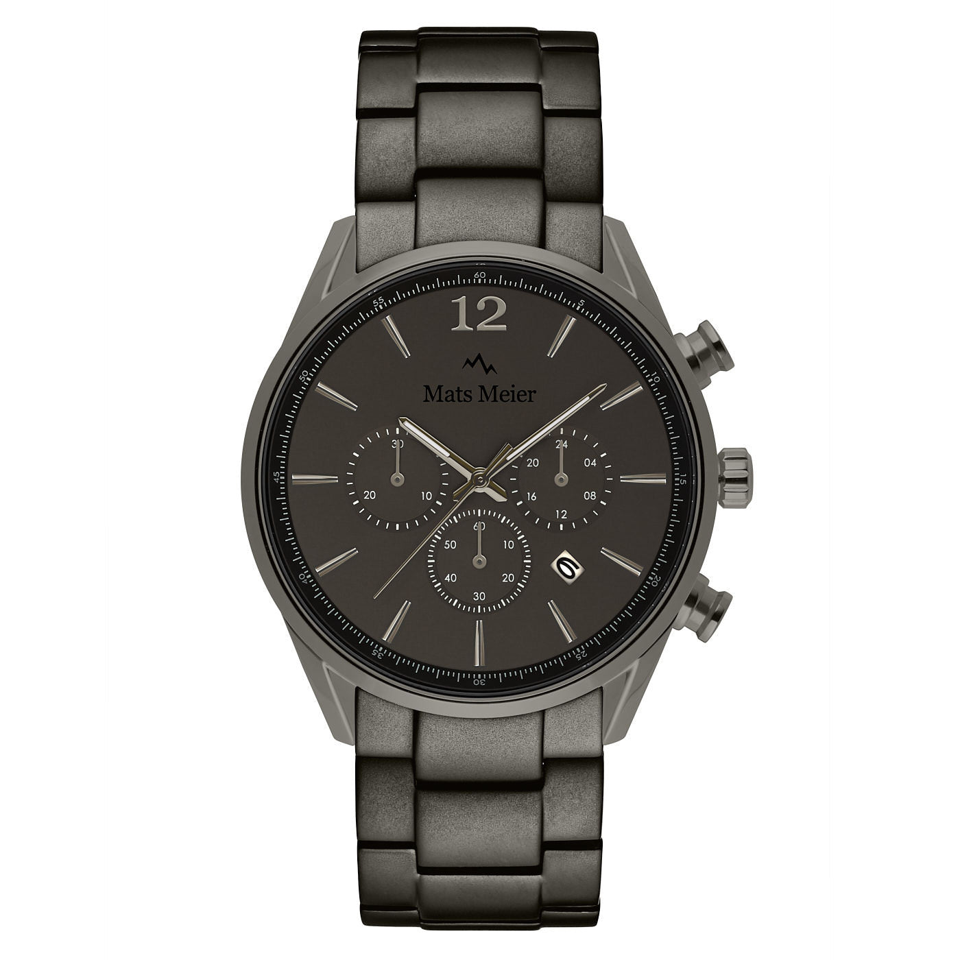 Grand Cornier chronograph mens watch gunmetal   