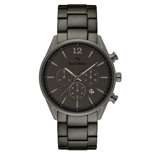 Grand Cornier chronograph mens watch gunmetal   