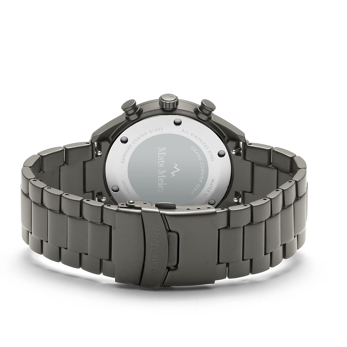 Grand Cornier chronograph mens watch gunmetal   