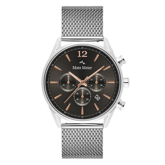 Grand Combin chronograph mens watch and watch box gift set