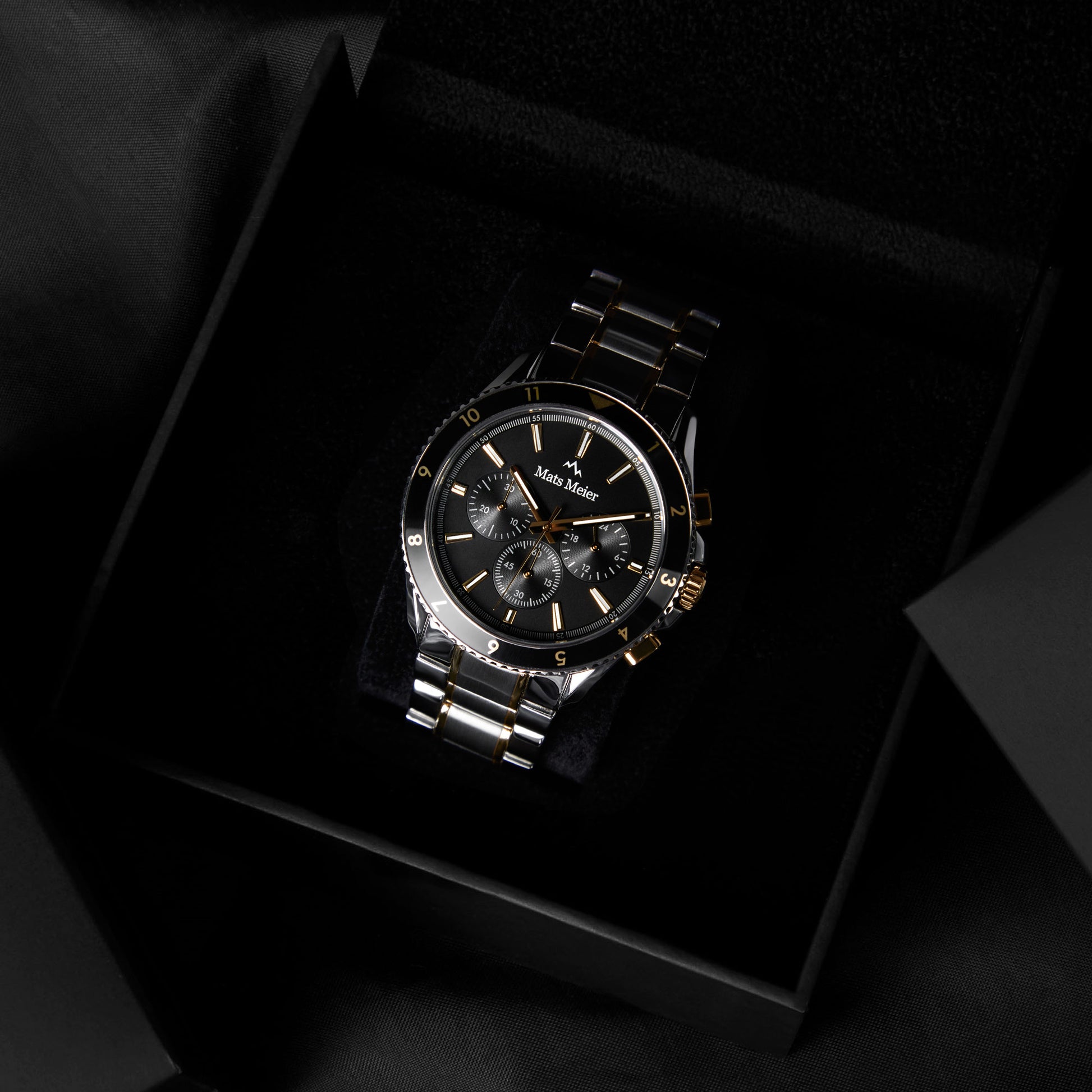 Ponte Dei Salti Chronohraph Mens Watch Silver / Black   