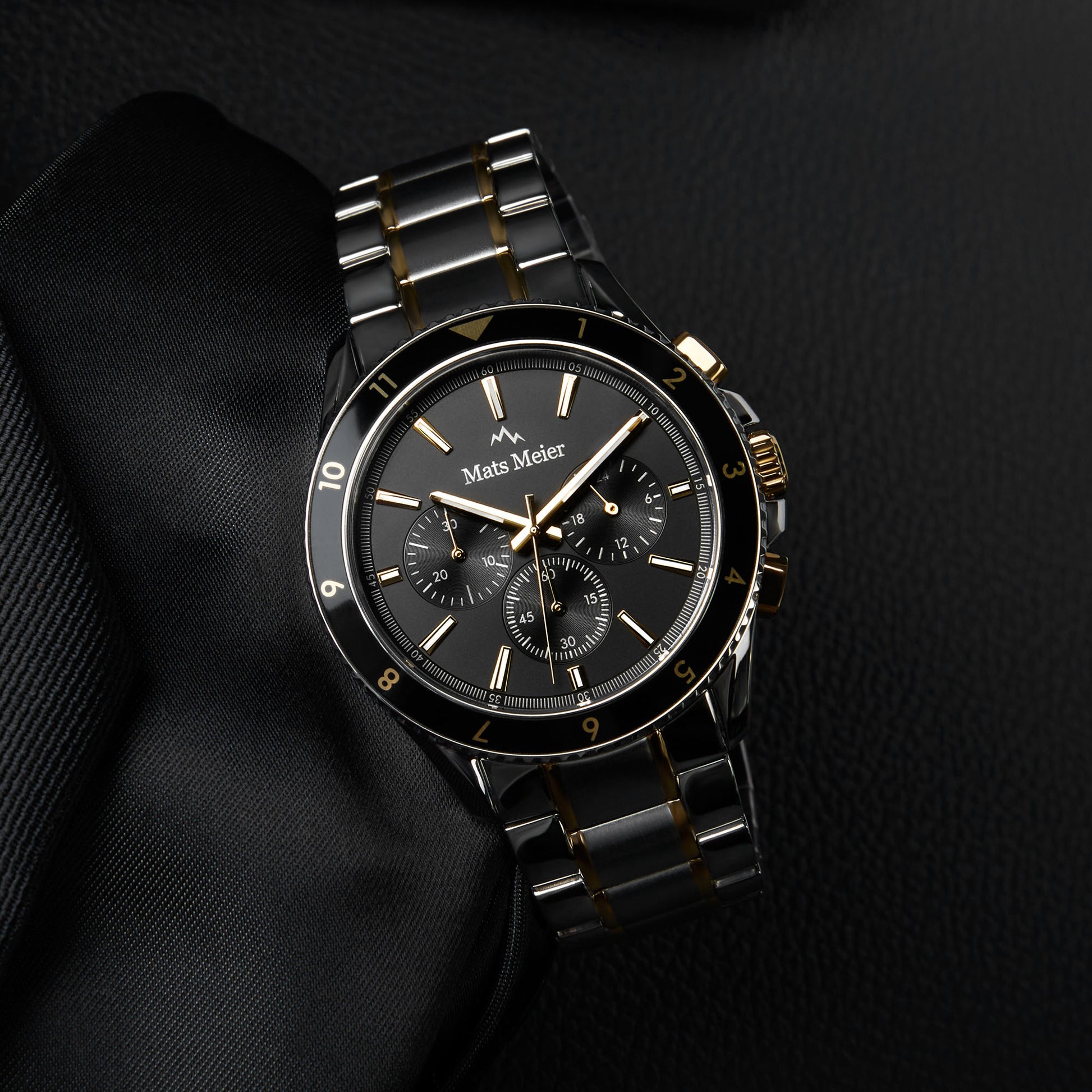 Ponte Dei Salti Chronohraph Mens Watch Silver / Black   