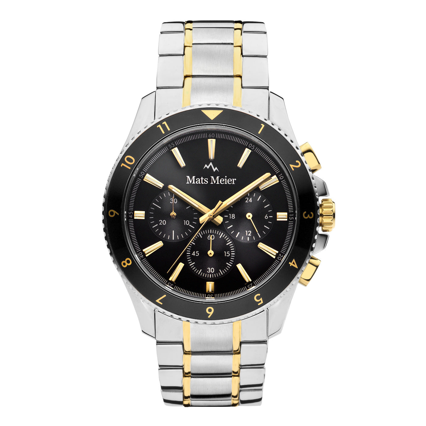 Ponte Dei Salti Chronohraph Mens Watch Silver / Black   