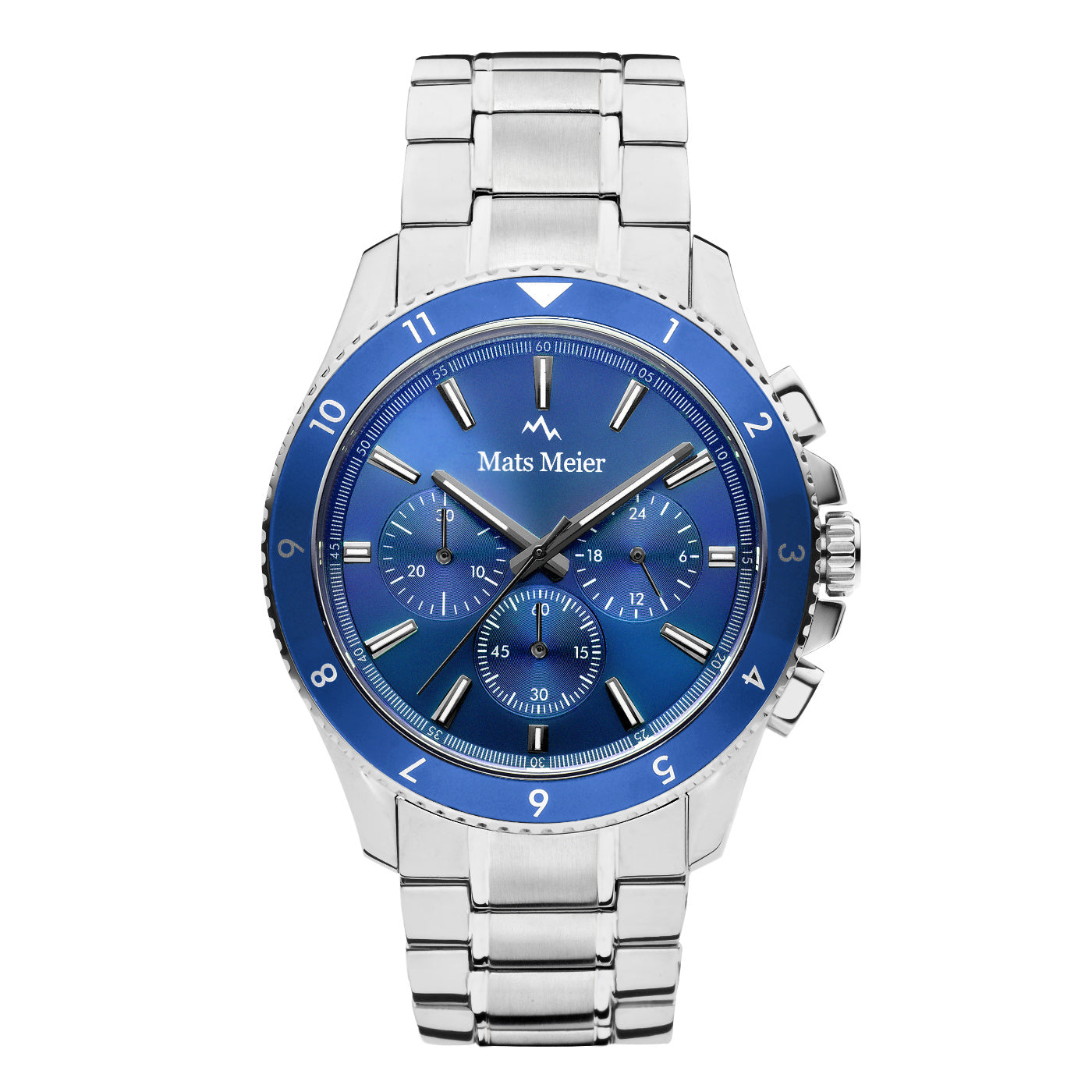 Grand Combin chronograph mens watch and watch box gift set