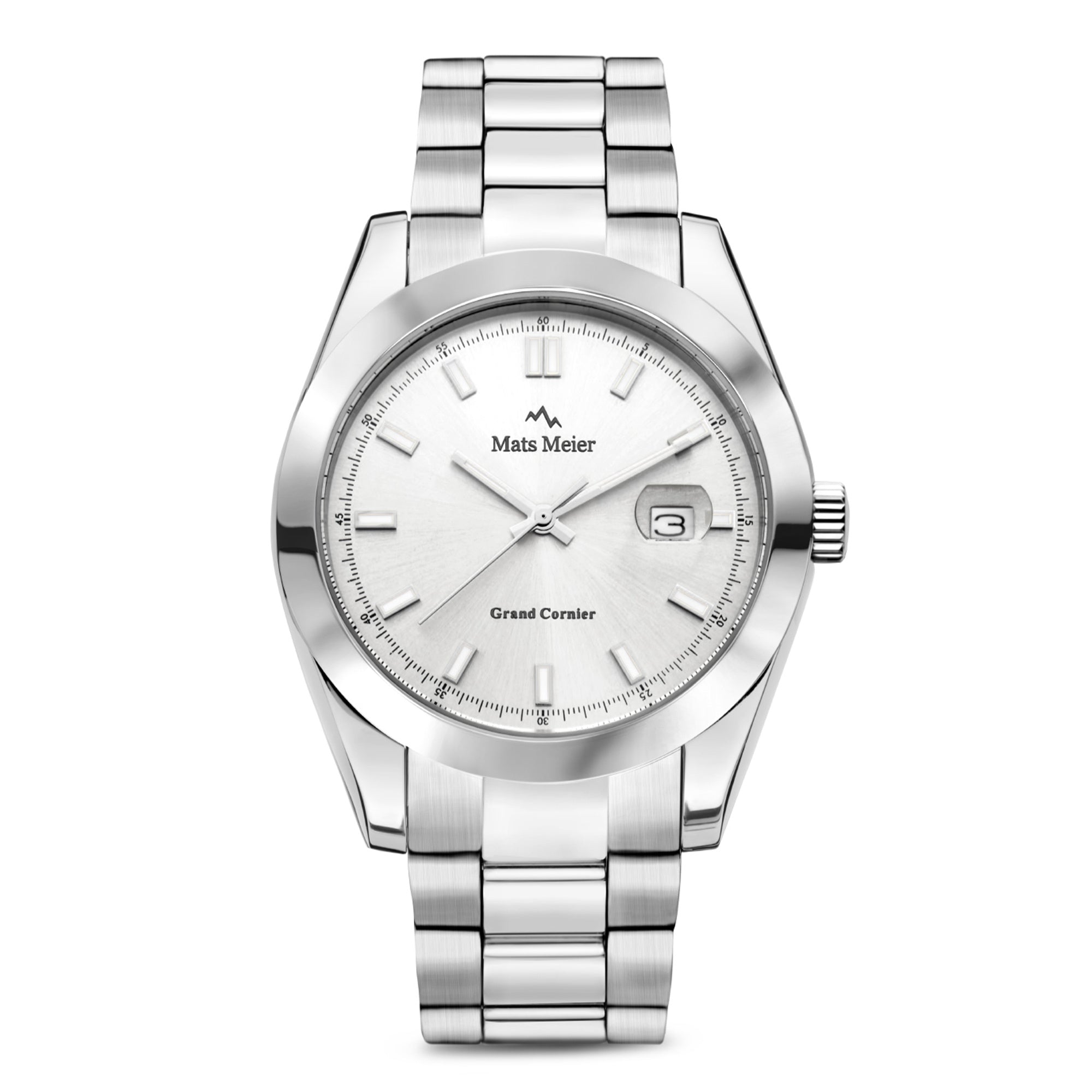 Mats Meier - mens watch silver coloured MM00513