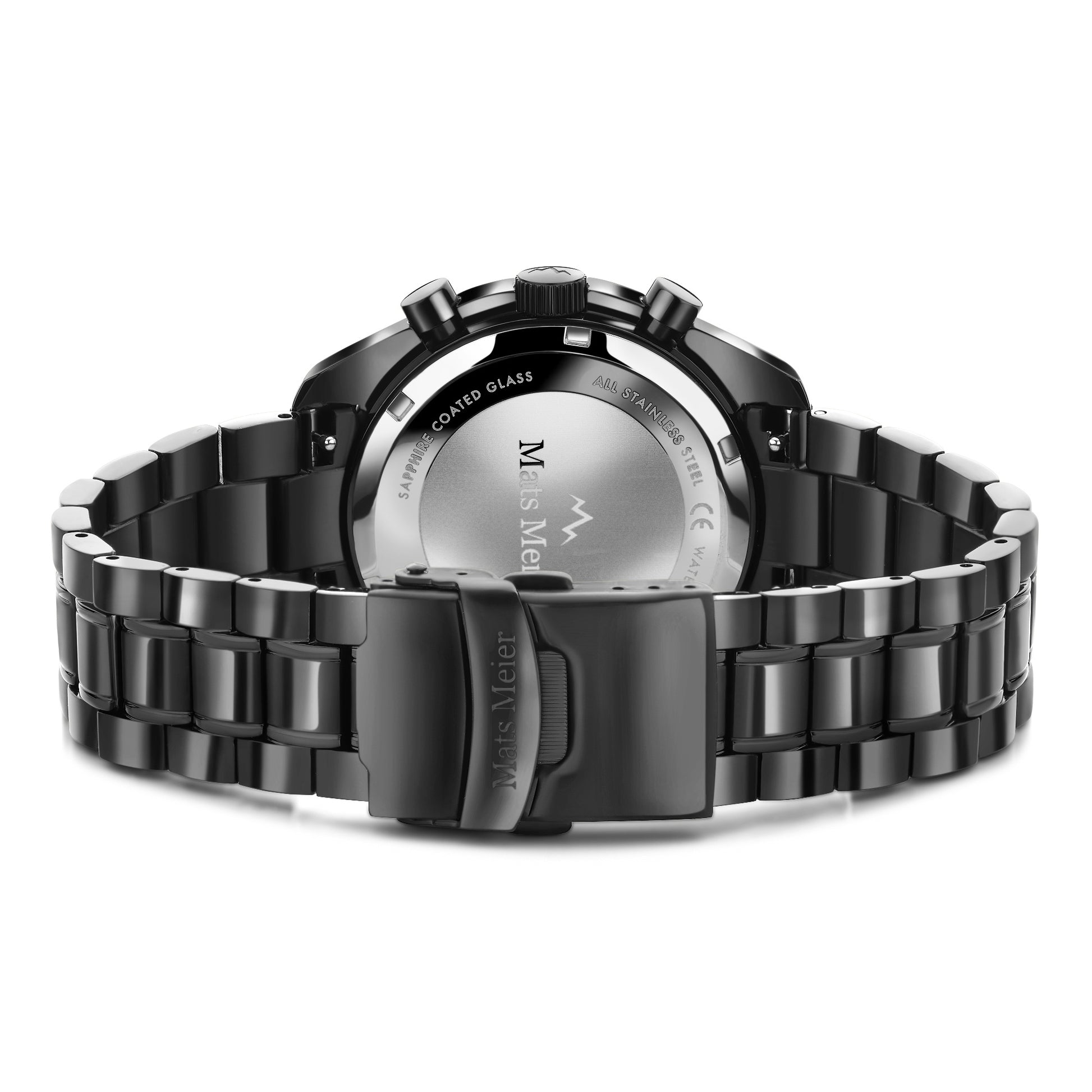 Grand Combin chronograph mens watch and watch box gift set