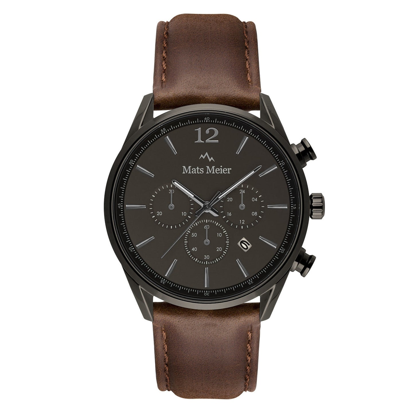 Grand Combin chronograph mens watch and watch box gift set   